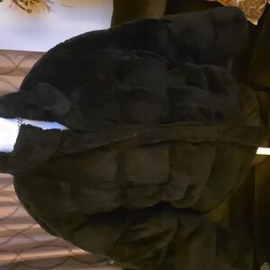 H&M Black Teddy Jacket